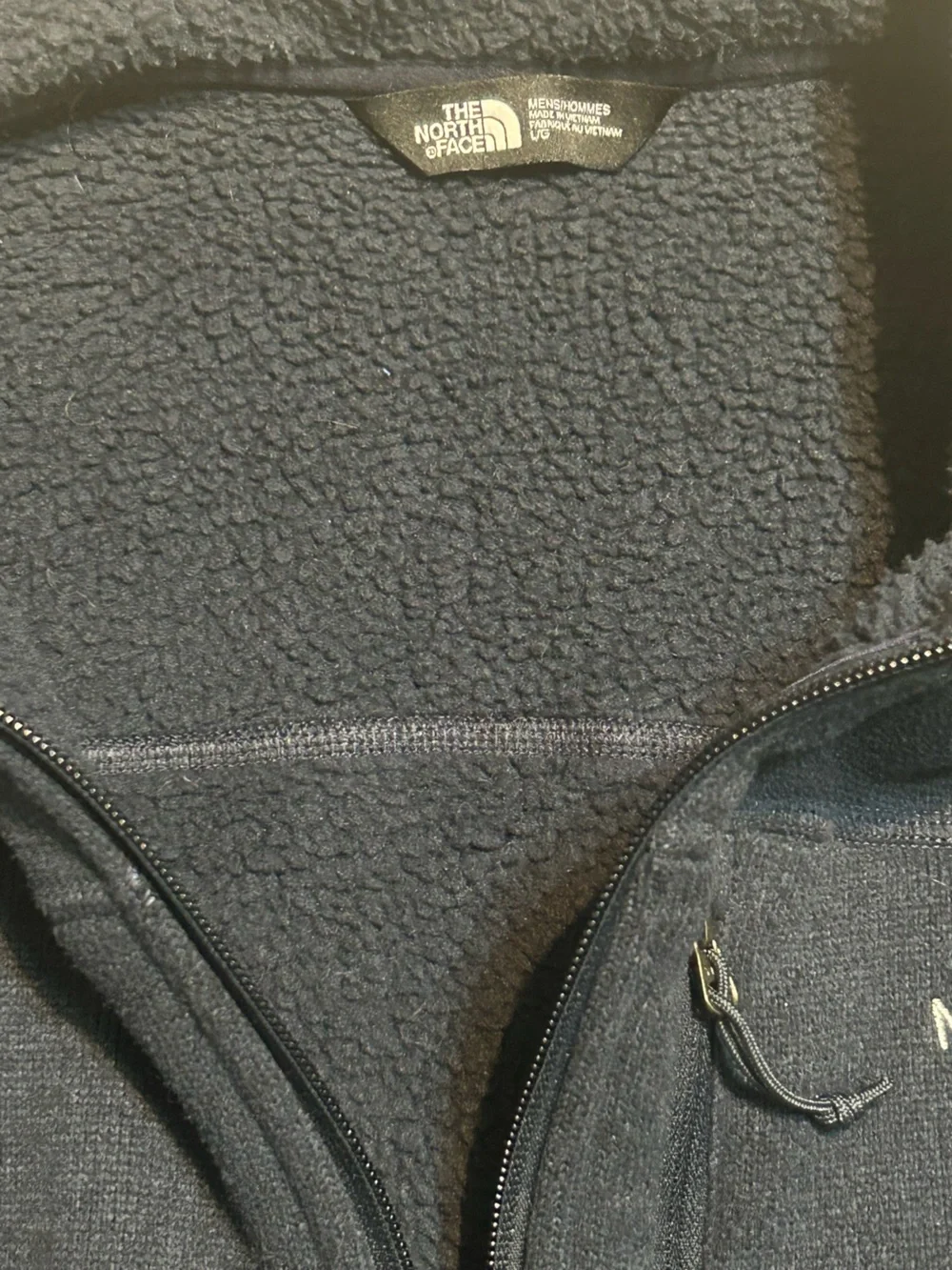 The North Face Men's Dark Navy Full-Zip Fleece Jacket